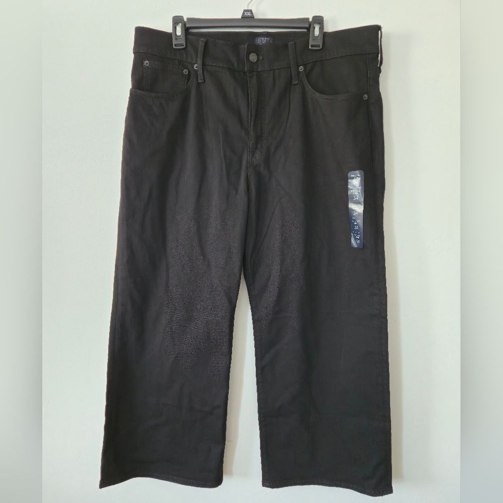 NWT J.Crew Factory Wide-leg Crop Jeans